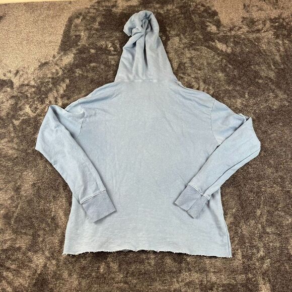 James Perse Pullover Hoodie Sweatshirt Supima Cotton Lightweight Raw Hem 1 NWT - Picture 9 of 11